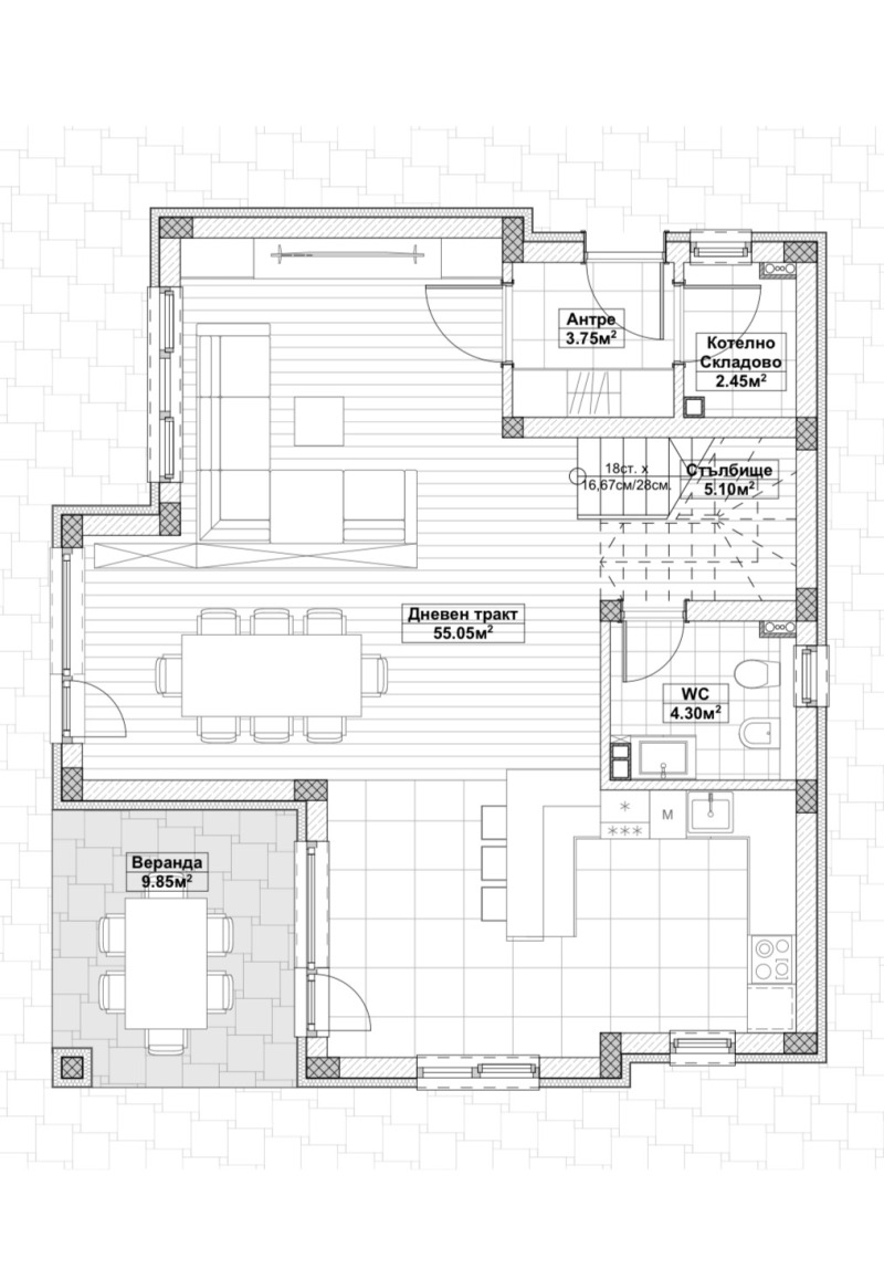 Продава КЪЩА, гр. Благоевград, Еленово 2, снимка 7 - Къщи - 48442871