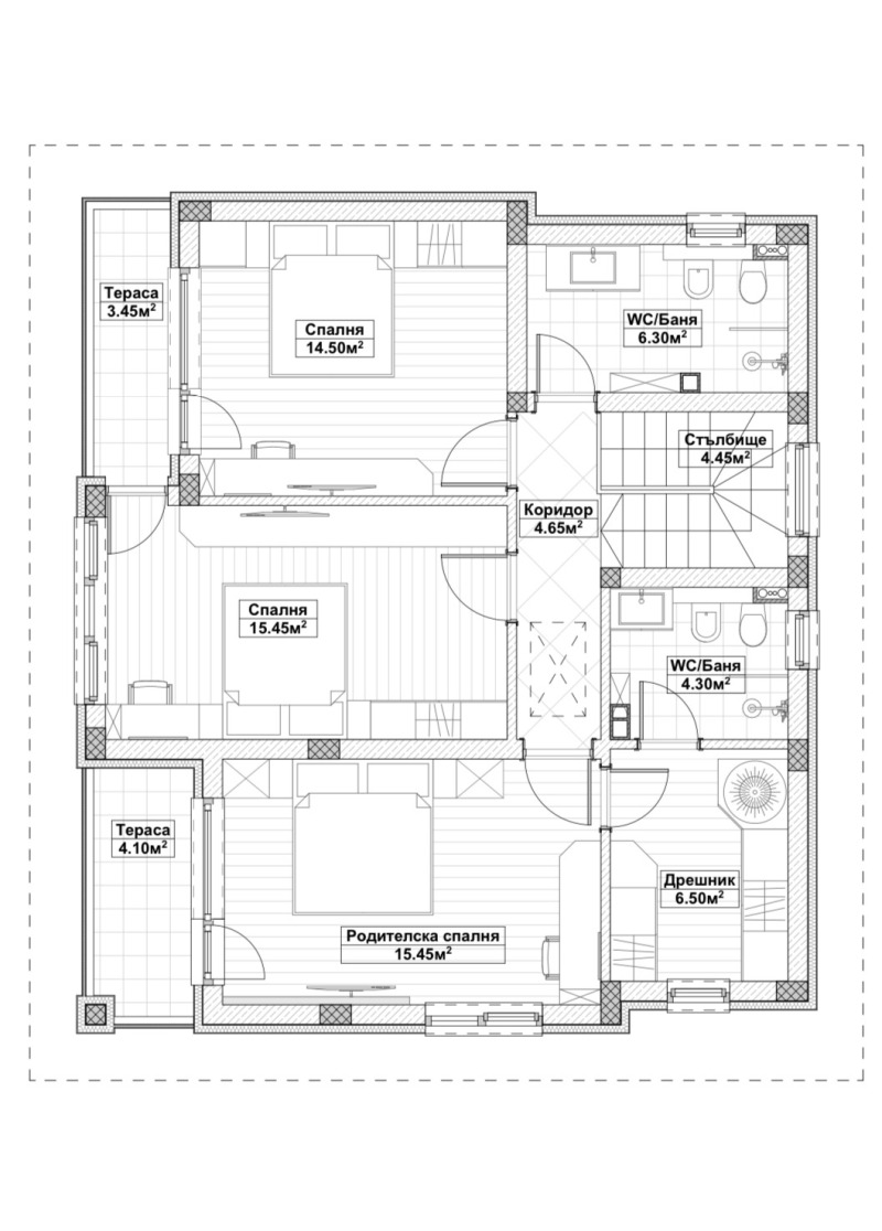 Продава КЪЩА, гр. Благоевград, Еленово 2, снимка 8 - Къщи - 48442871