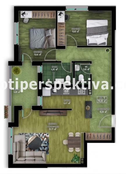 Продава  3-стаен град Пловдив , Кършияка , 127 кв.м | 20214092 - изображение [11]