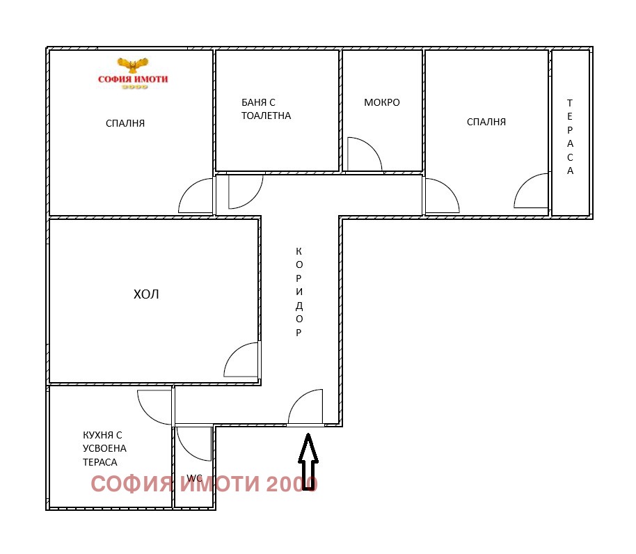 Продава 3-СТАЕН, гр. София, Дружба 1, снимка 2 - Апартаменти - 53766387