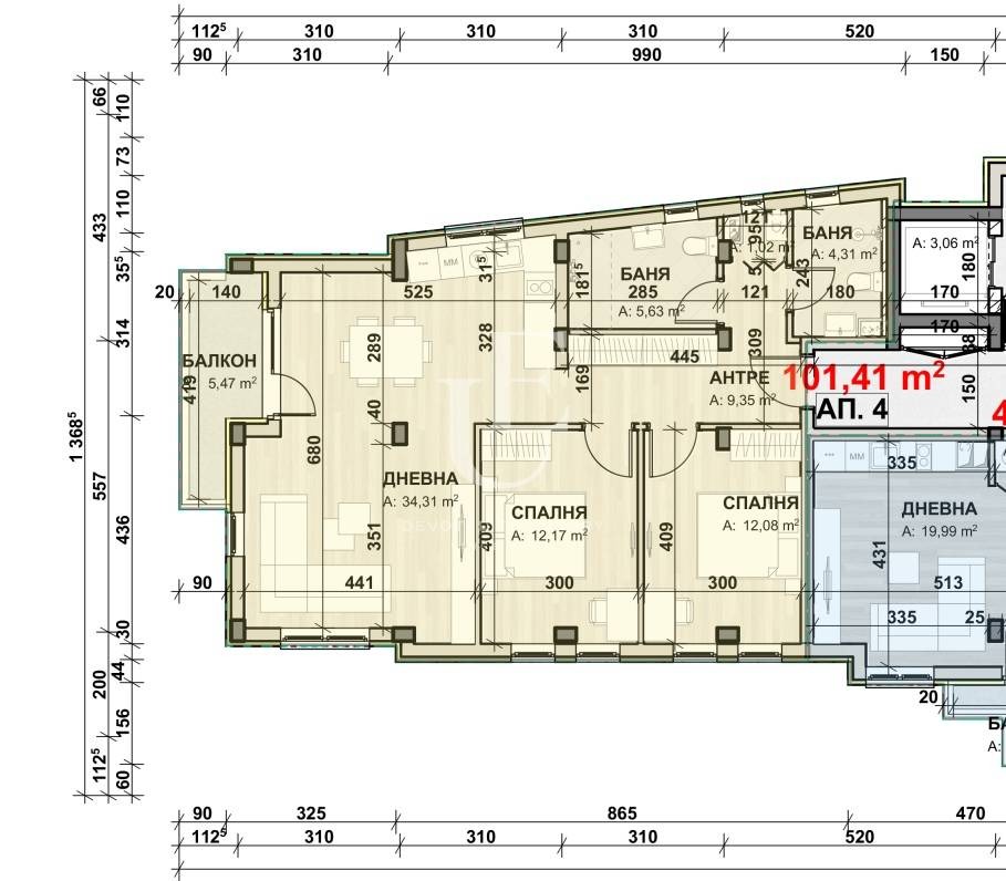 Продава 3-СТАЕН, гр. София, Манастирски ливади, снимка 4 - Апартаменти - 53802947