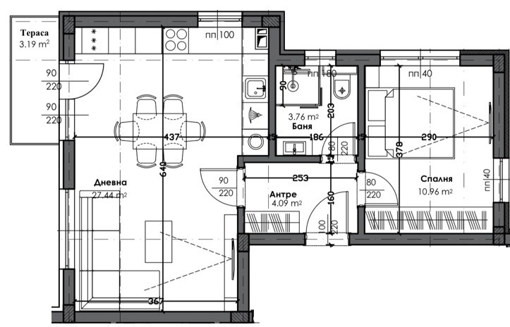 Продава  2-стаен град Пловдив , Коматево , 70 кв.м | 91479563 - изображение [4]