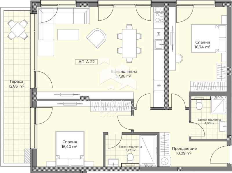 Продава  3-стаен град Пловдив , Остромила , 141 кв.м | 54038977 - изображение [5]