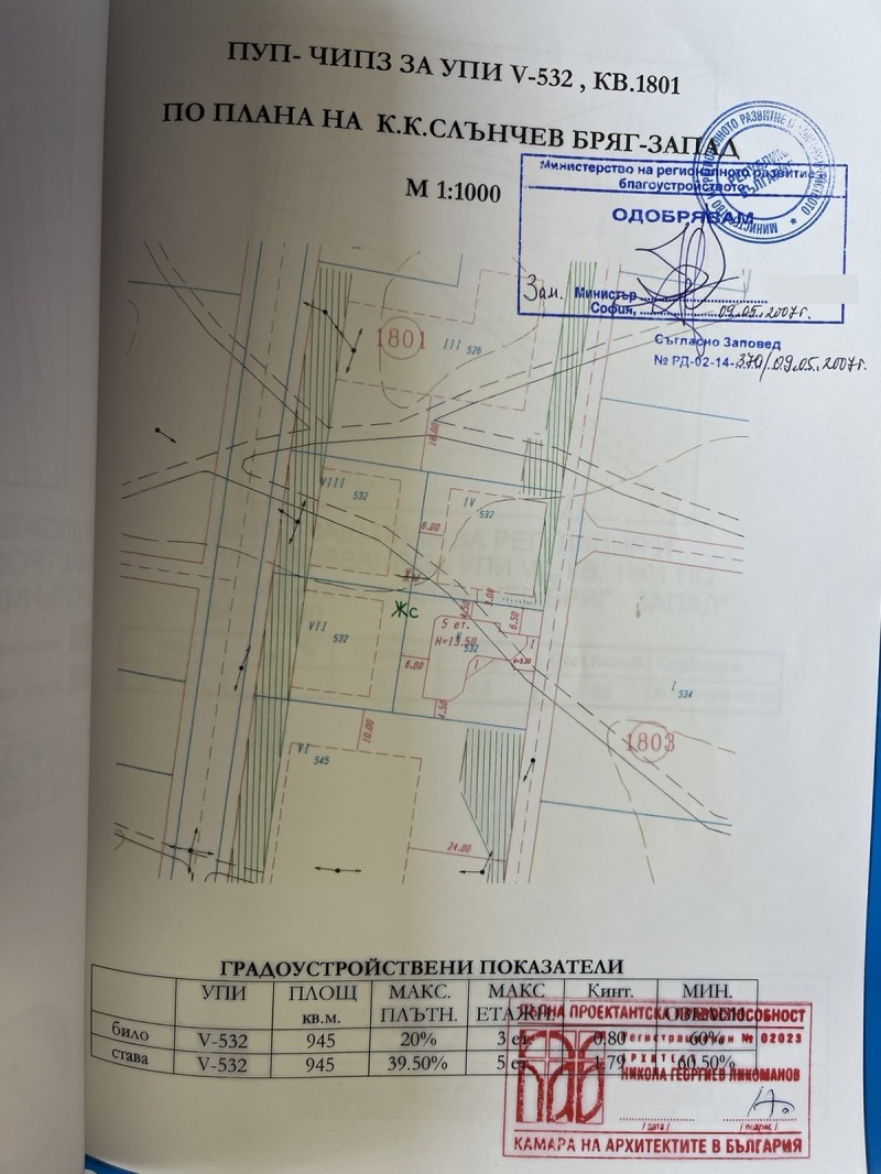 Til salg  Grund region Burgas , k.k. Slanchev bryag , 945 kvm | 31071352 - billede [3]