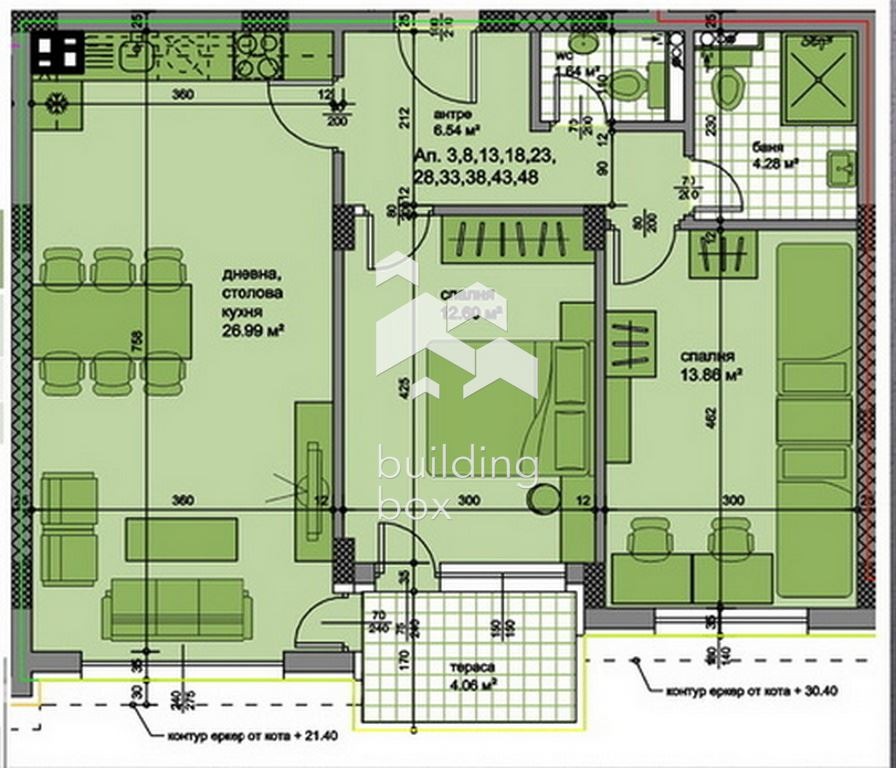 Продава 3-СТАЕН, гр. Пловдив, Кючук Париж, снимка 11 - Апартаменти - 55829619