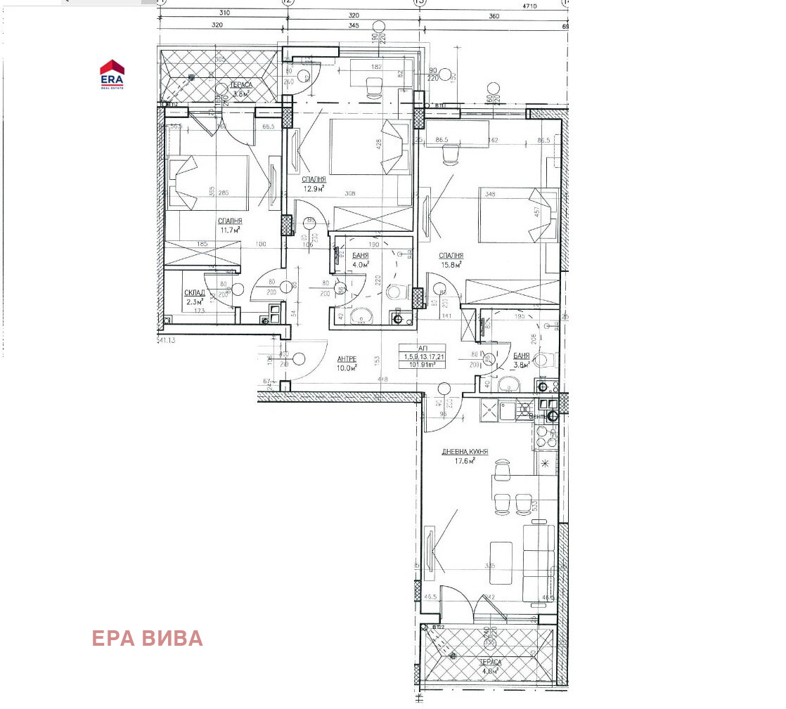 Продава 4-СТАЕН, гр. София, Левски Г, снимка 9 - Апартаменти - 53496050