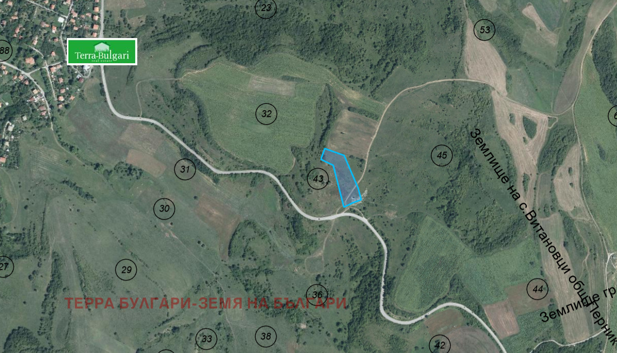 Продава ЗЕМЕДЕЛСКА ЗЕМЯ, с. Витановци, област Перник, снимка 8 - Земеделска земя - 53788668