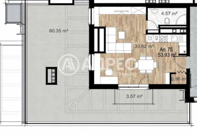 Na prodej  Studio Sofia , Serdika , 65 m2 | 60763126 - obraz [2]