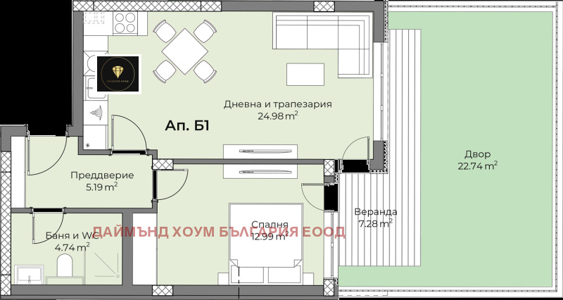 Продава 2-СТАЕН, гр. Пловдив, Беломорски, снимка 4 - Aпартаменти - 48097513