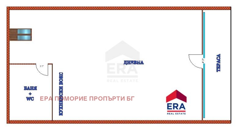 Продава 1-СТАЕН, гр. Поморие, област Бургас, снимка 11 - Aпартаменти - 48572556