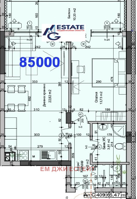 Продава 2-СТАЕН, гр. Бургас, Изгрев, снимка 1 - Aпартаменти - 48770211