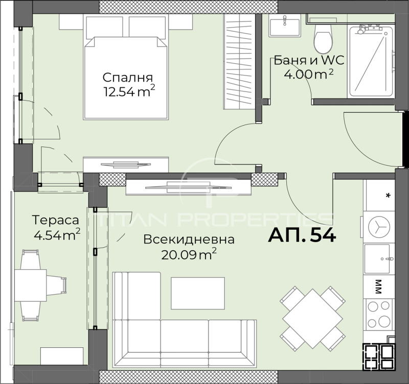 Продава 2-СТАЕН, гр. Пловдив, Христо Смирненски, снимка 2 - Aпартаменти - 48888593