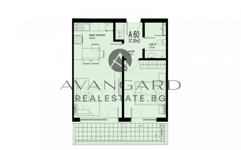 Продава 2-СТАЕН, гр. Пловдив, Христо Смирненски, снимка 2 - Апартаменти - 52737003