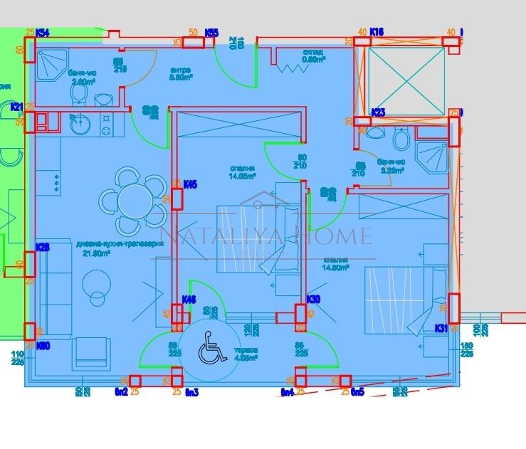 Продава  3-стаен град Бургас , Славейков , 89 кв.м | 38509608 - изображение [2]