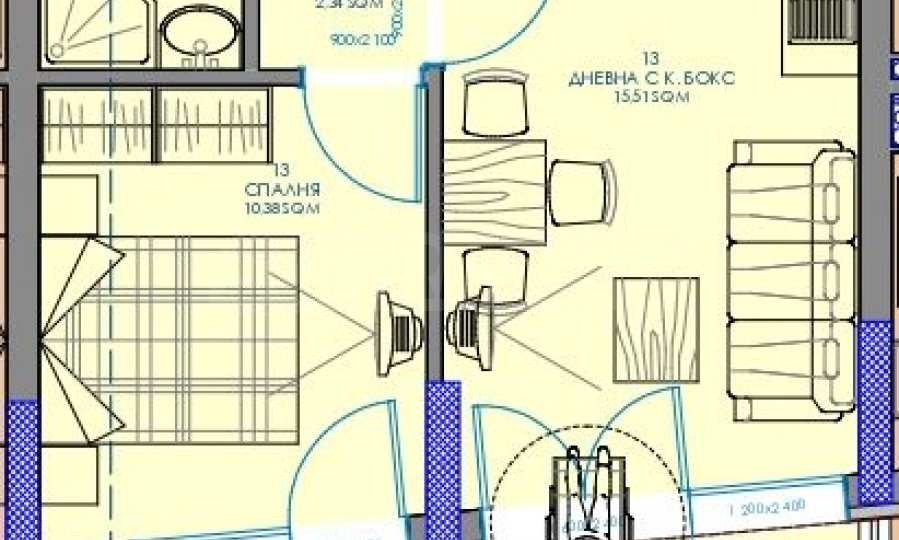 Продава 2-СТАЕН, гр. София, Хаджи Димитър, снимка 3 - Апартаменти - 54056648