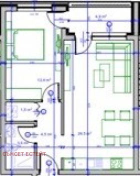 Продава  2-стаен град Бургас , Крайморие , 60 кв.м | 15841983 - изображение [3]