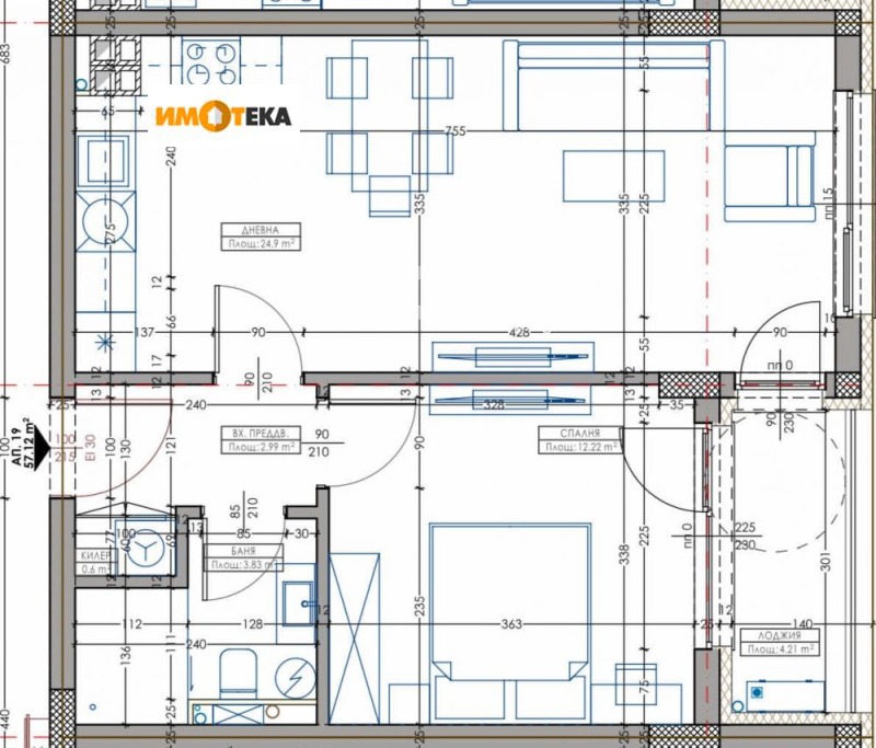 À venda  1 quarto Varna , Vladislav Varnentchik 1 , 67 m² | 34183870 - imagem [2]