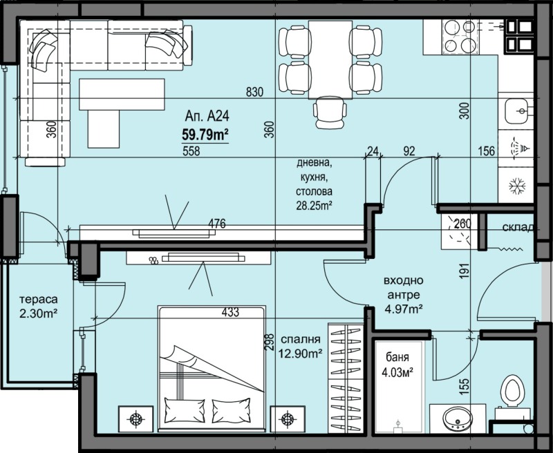 Продава 2-СТАЕН, гр. Пловдив, Христо Смирненски, снимка 16 - Aпартаменти - 47142829