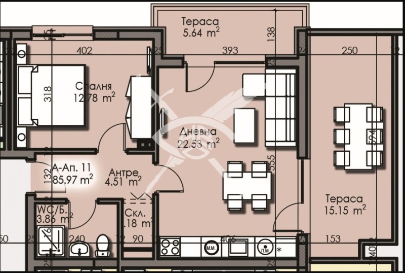 Продава 2-СТАЕН, гр. Бургас, Изгрев, снимка 1 - Aпартаменти - 48533914