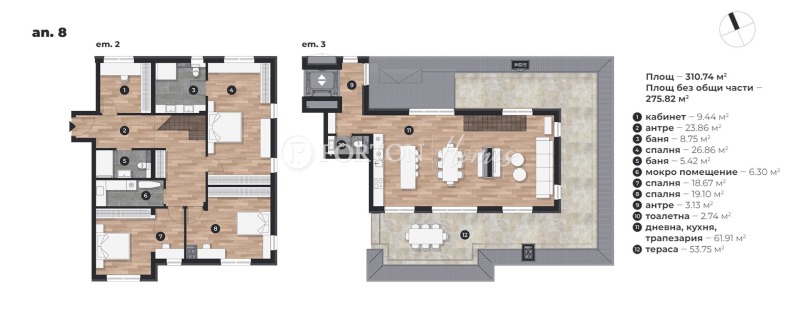 Продава 4-СТАЕН, гр. София, Драгалевци, снимка 5 - Апартаменти - 52837992