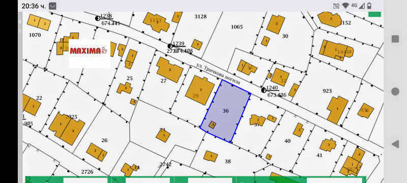 À vendre  Parcelle Sofia , v.z.Kinotsentara 3 tchast , 693 m² | 84869593 - image [6]