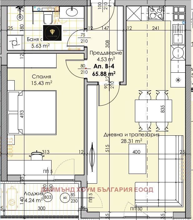 For Sale  1 bedroom Plovdiv , Karshiyaka , 80 sq.m | 54620355 - image [2]
