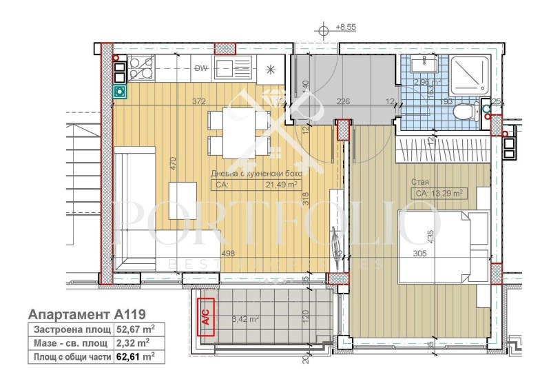 Zu verkaufen  1 Schlafzimmer Sofia , Bojana , 73 qm | 82839041 - Bild [2]