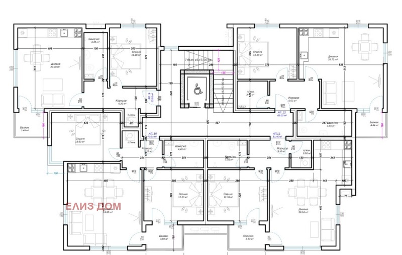 Продава  2-стаен град Варна , Изгрев , 63 кв.м | 61226912 - изображение [2]