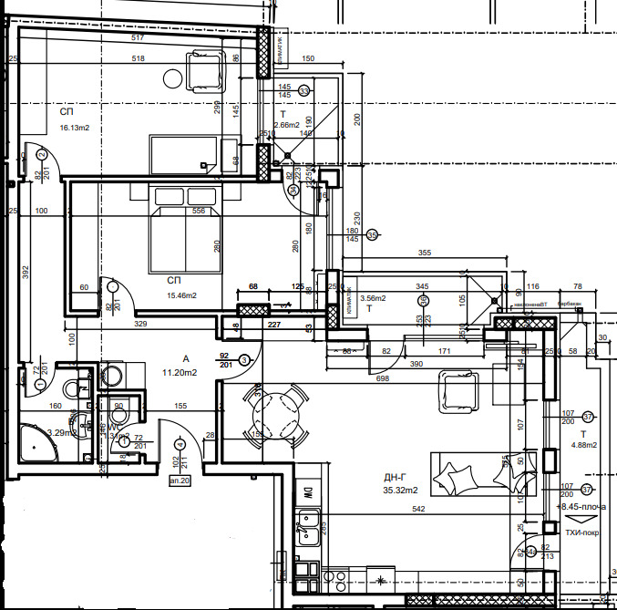 Te koop  2 slaapkamers Plovdiv , Tsentar , 127 m² | 90922725 - afbeelding [3]