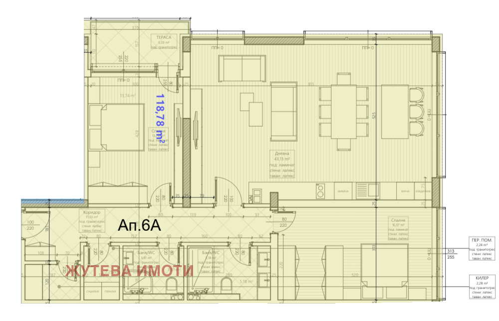 Продава 3-СТАЕН, гр. Карлово, област Пловдив, снимка 9 - Апартаменти - 53822741