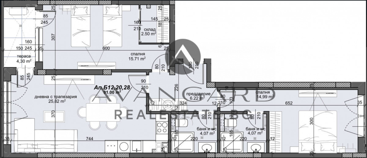 Продава 3-СТАЕН, гр. Пловдив, Тракия, снимка 2 - Апартаменти - 54255408