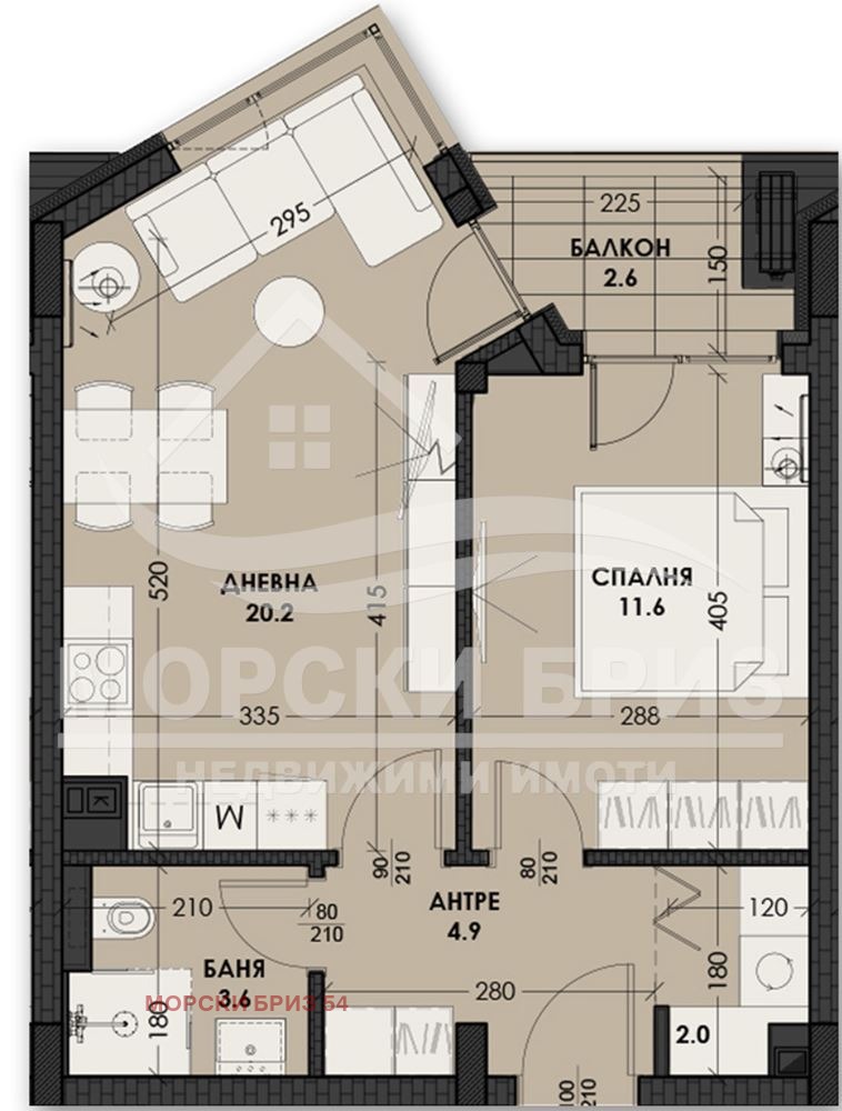 Продава 2-СТАЕН, гр. Варна, Виница, снимка 2 - Апартаменти - 55049322