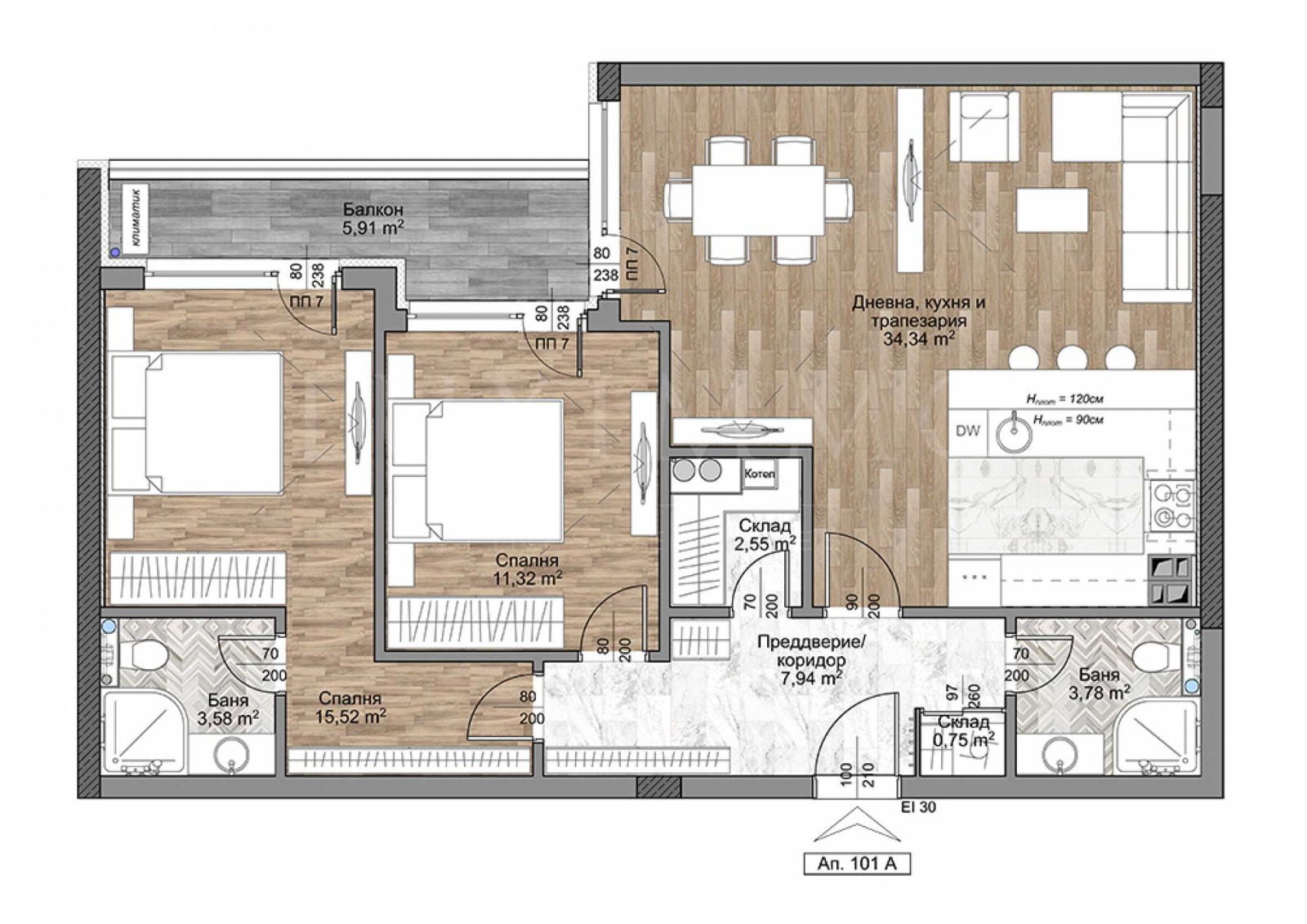 Продава 3-СТАЕН, гр. София, Младост 4, снимка 2 - Апартаменти - 50482306