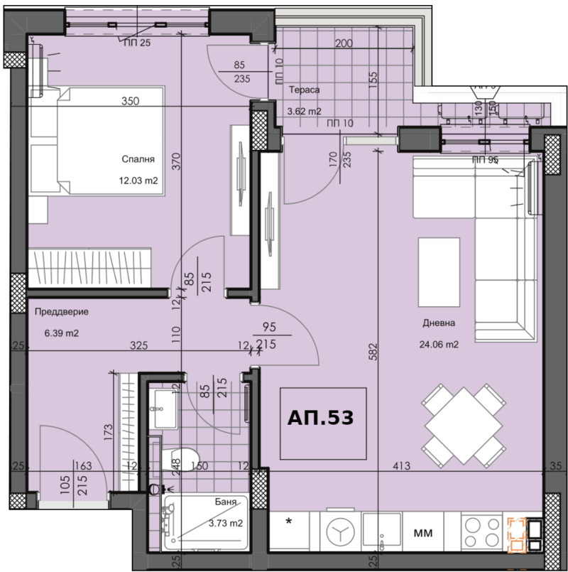 Na prodej  1 ložnice Plovdiv , Karšijaka , 76 m2 | 70381811 - obraz [3]