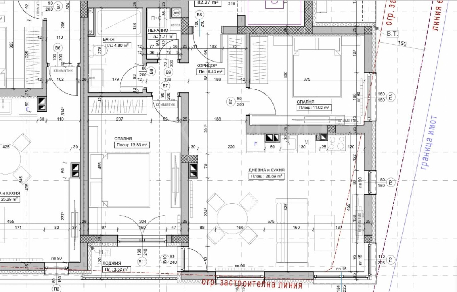 Продава 3-СТАЕН, гр. София, Кръстова вада, снимка 3 - Апартаменти - 55942315