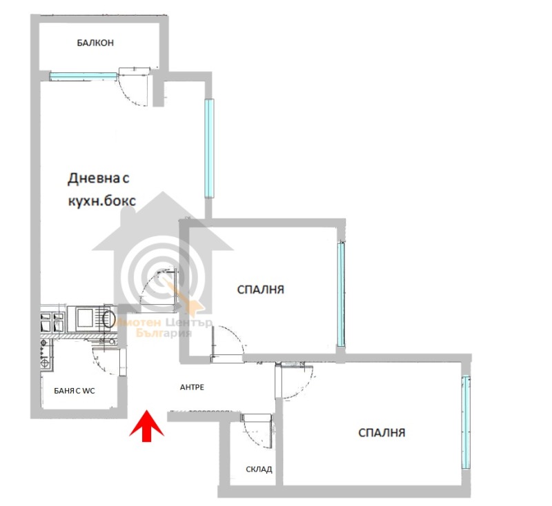 En venta  2 dormitorios Sofia , Druzhba 1 , 78 metros cuadrados | 82745594