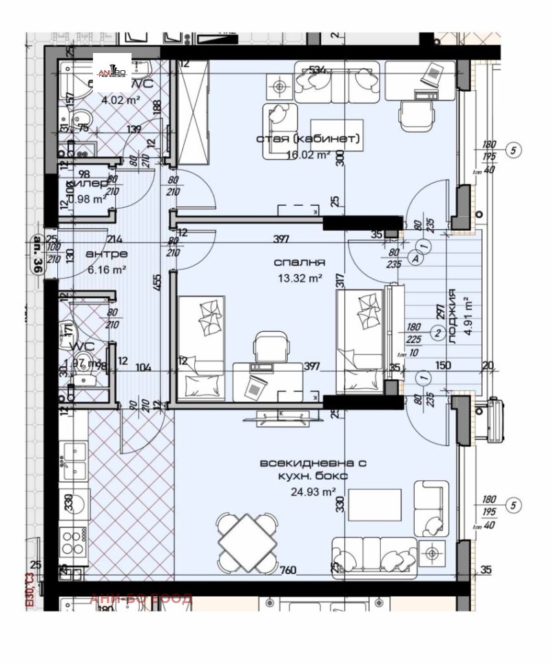 Продава  3-стаен град Варна , Младост 2 , 102 кв.м | 75282999 - изображение [2]