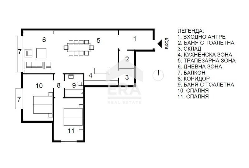 Satılık  2 yatak odası Sofia , Centar , 138 metrekare | 38205925 - görüntü [2]