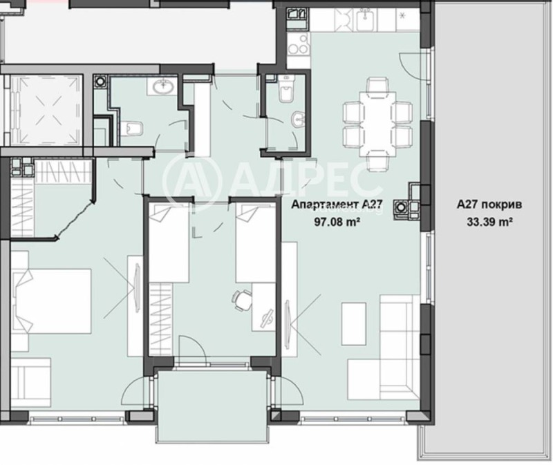 Продава 3-СТАЕН, гр. София, Кръстова вада, снимка 4 - Апартаменти - 53520151