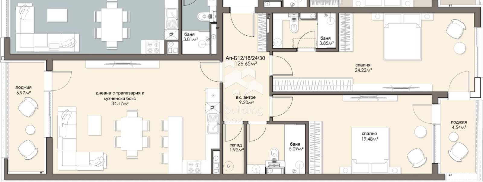 Продава 3-СТАЕН, гр. София, Люлин 5, снимка 2 - Апартаменти - 54120437