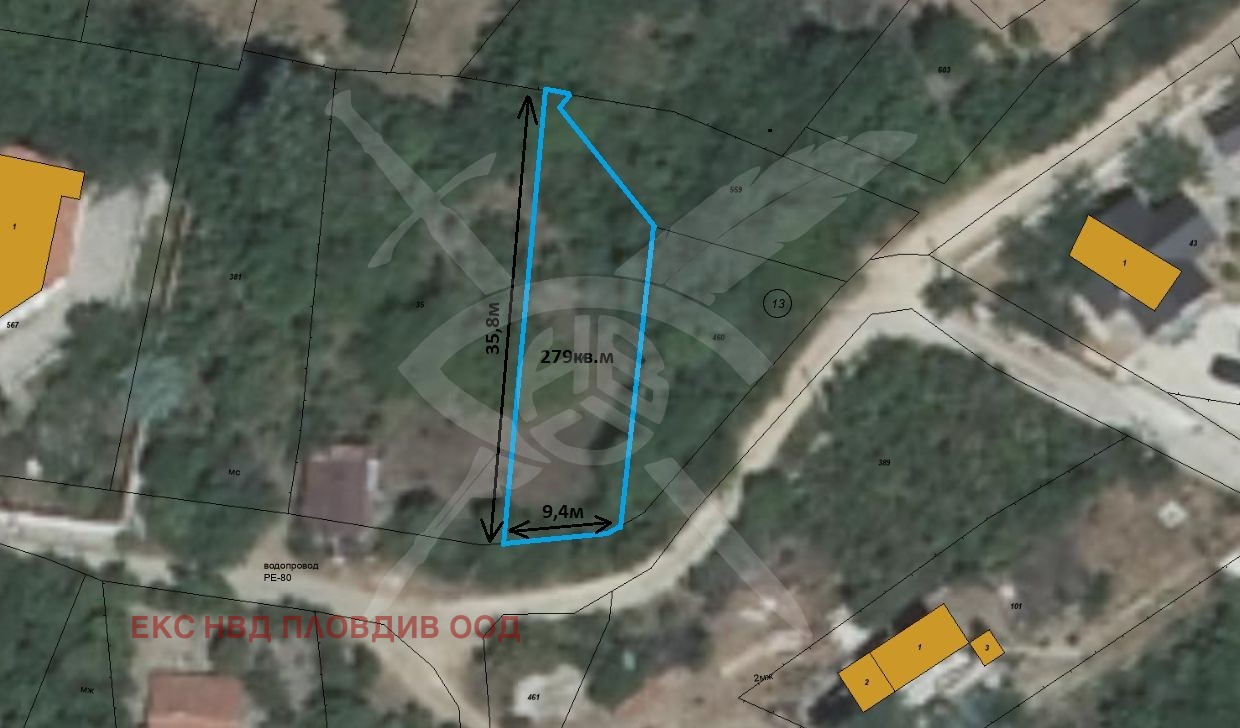 Продава ПАРЦЕЛ, с. Храбрино, област Пловдив