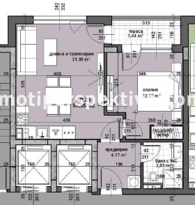 1 bedroom Trakiya, Plovdiv 1