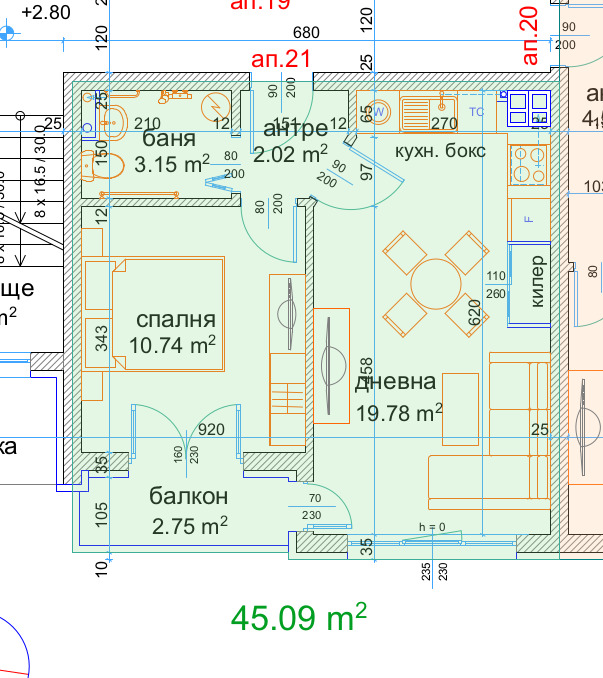 Продаја  1 спаваћа соба Варна , Вазраждане 3 , 51 м2 | 43045870 - слика [6]