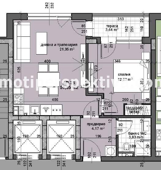 Продава  2-стаен град Пловдив , Тракия , 64 кв.м | 55612177