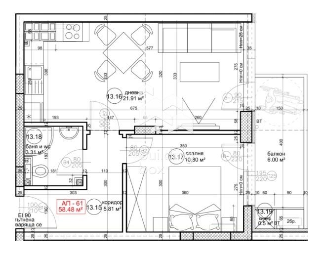 Продава 2-СТАЕН, гр. Варна, Възраждане 4, снимка 2 - Апартаменти - 53590918