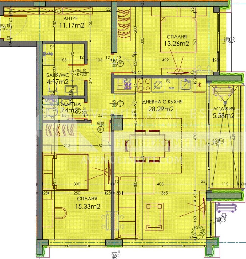 Продава  3-стаен град Пловдив , Тракия , 117 кв.м | 14618552 - изображение [2]