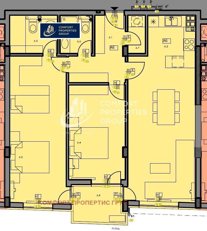 Продава 3-СТАЕН, гр. София, Дружба 1, снимка 6 - Aпартаменти - 47427414