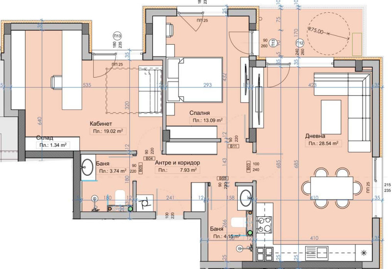 Продава 3-СТАЕН, с. Марково, област Пловдив, снимка 2 - Aпартаменти - 49435930