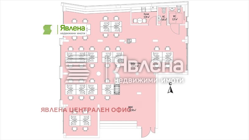 Продава ОФИС, гр. София, Лозенец, снимка 4 - Офиси - 48467981