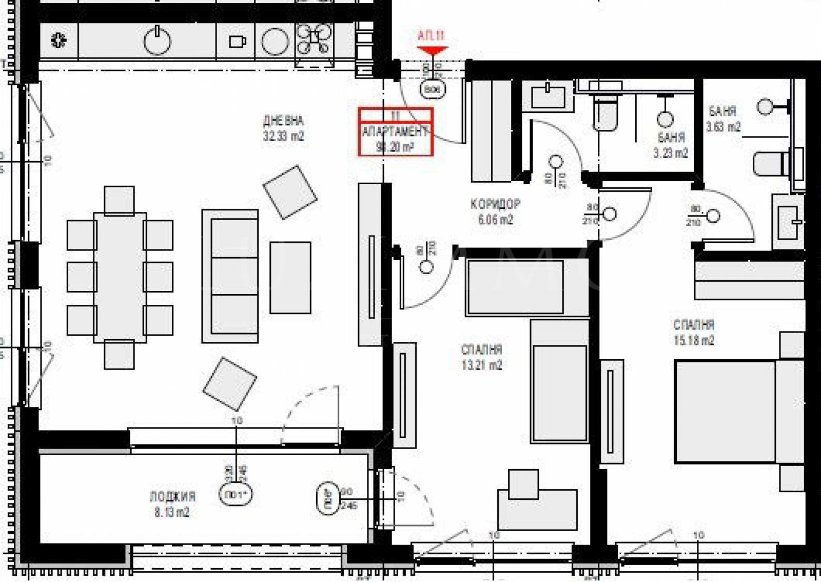 Продава 3-СТАЕН, гр. София, с. Панчарево, снимка 2 - Апартаменти - 56711611